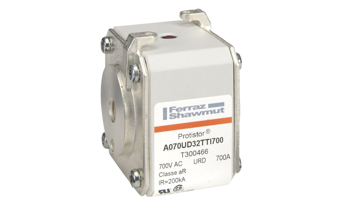 T300466 - PROTISTOR® SB aR, UNC threaded end, TTI, sz.32, 690VAC IEC-700VAC UL, 700A